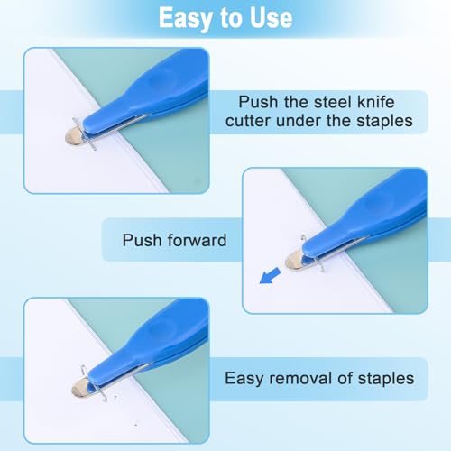 Minimalist 4 Pack Magnetic Staple Remover Tools, Professional Stapler Collection