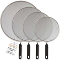 Smart Home U.S. Kitchen Supply 4-Piece Stainless Steel Splatter Guard Essentials