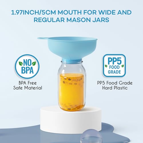 Classic Pisol Wide Mouth Versatile Funnel, Canning Funnels for Essentials