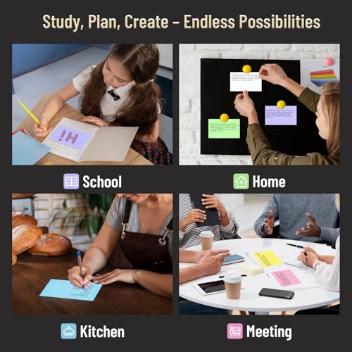 Modern 300 Count Colored Index Cards 3 x Collection
