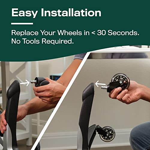 Minimalist The Office Oasis Original Rollerblade Office Chair Wheels (As Seen for Daily Use